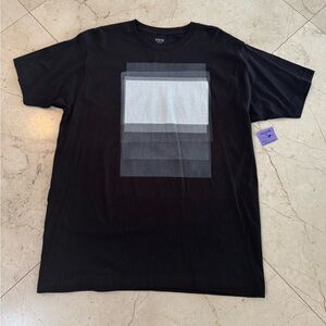 Vesti Black and Gray Graphic Men's T-Shirt